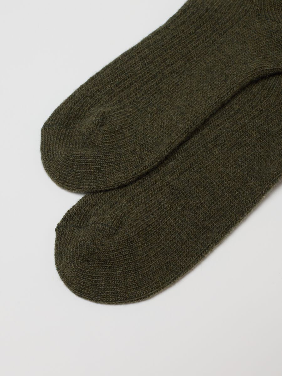 Green Ribbed Socks_2