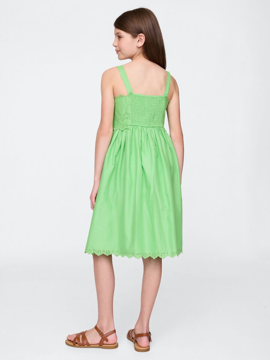 Gap Kids Green Cotton Dress_1