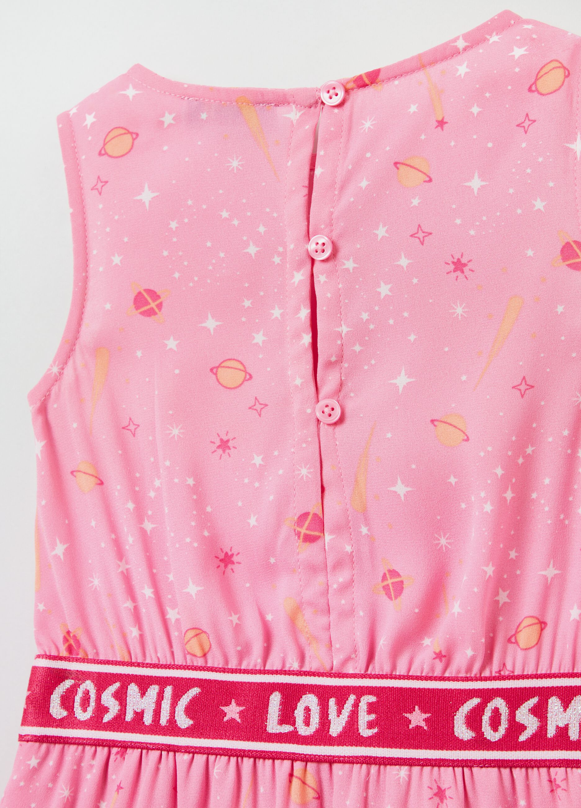 Vestito smanicato con stampa universo_2