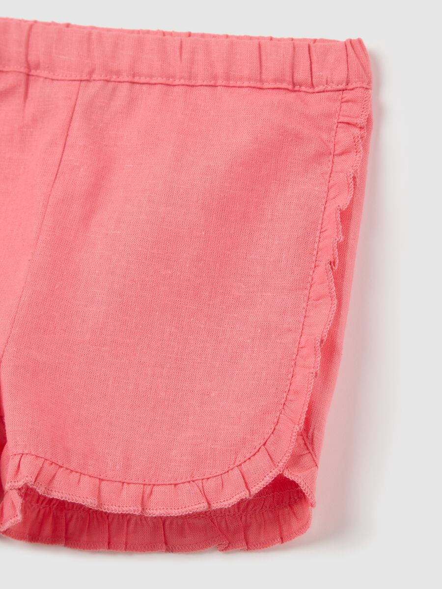 Baby set with t-shirt and ruffled shorts_2