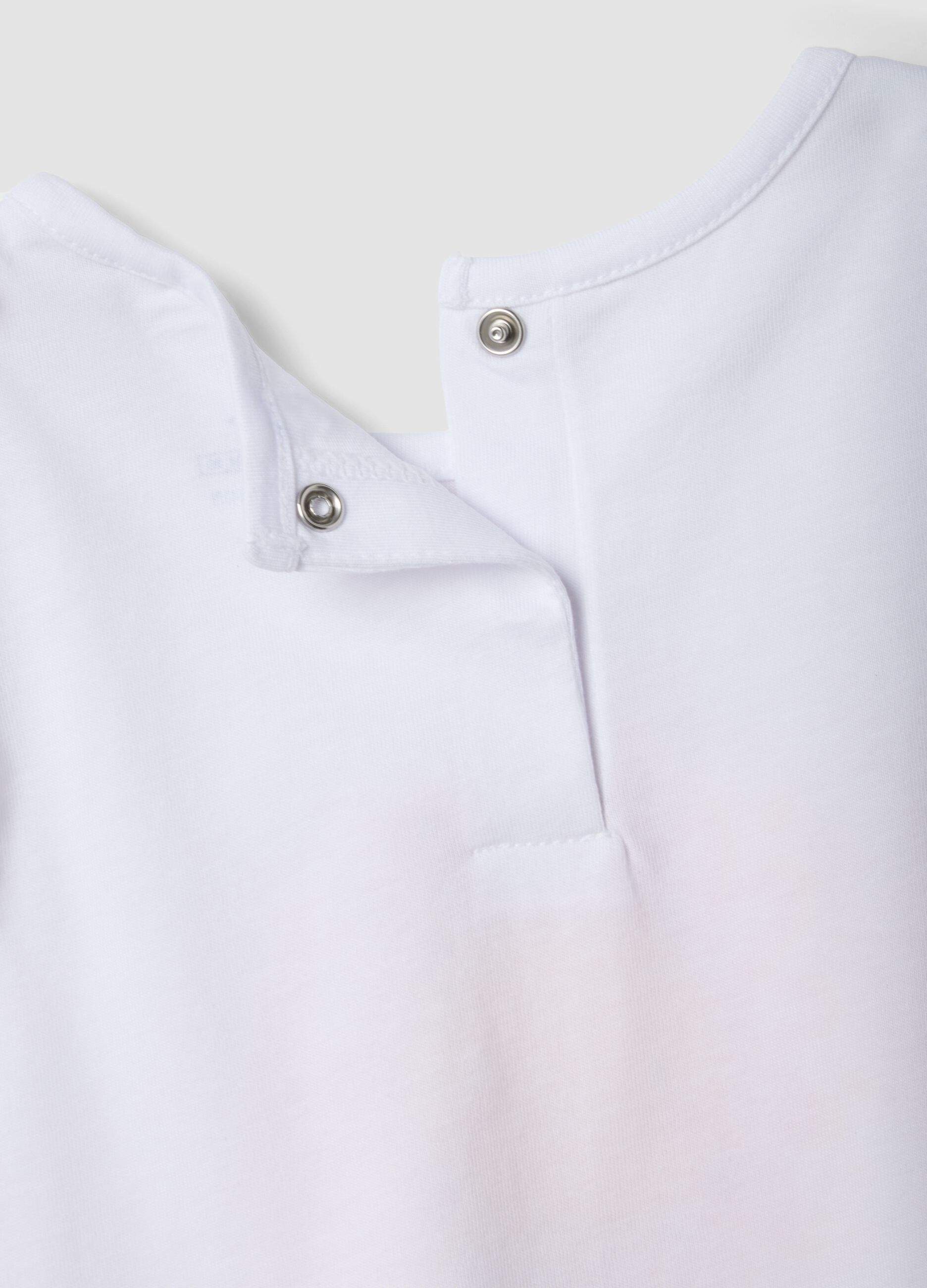 Multicolour pure cotton short pyjamas for baby girls with print