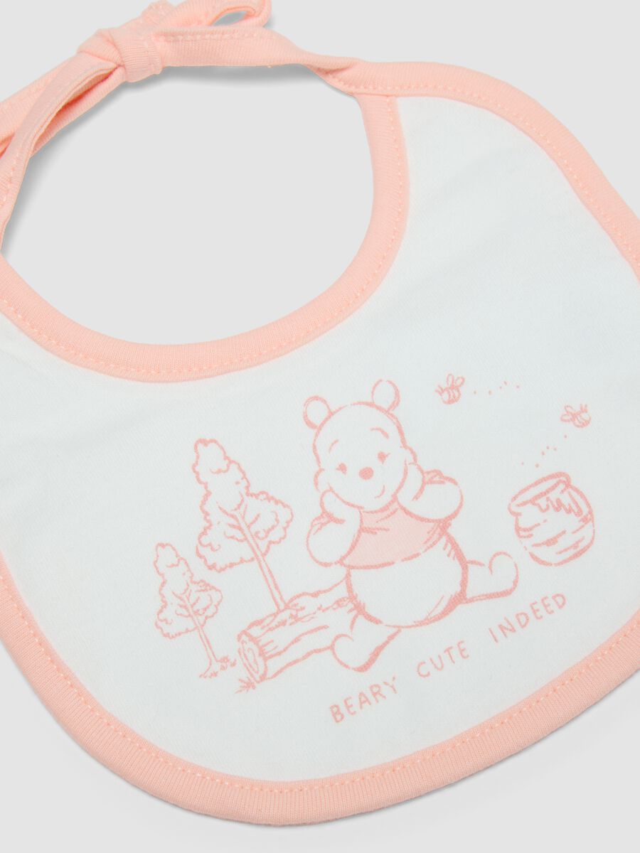 2-pack of multicolour pure cotton bibs for baby girls Winnie-the-Pooh_2