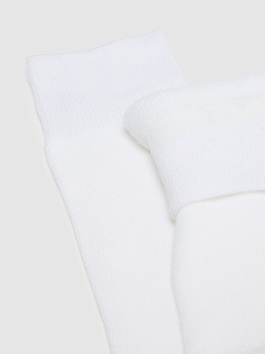 White Short Socks Twin Pack_2