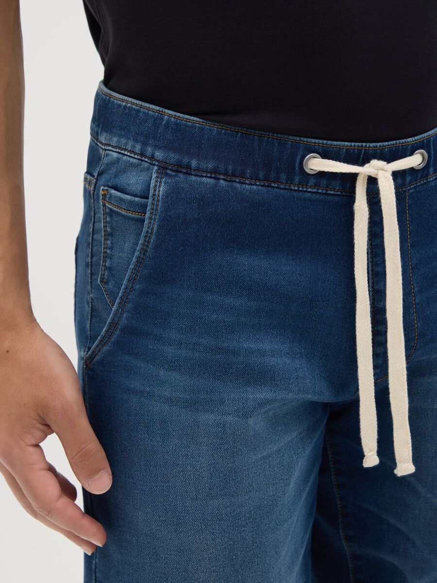 Men's Regular Fit Denim Shorts_2
