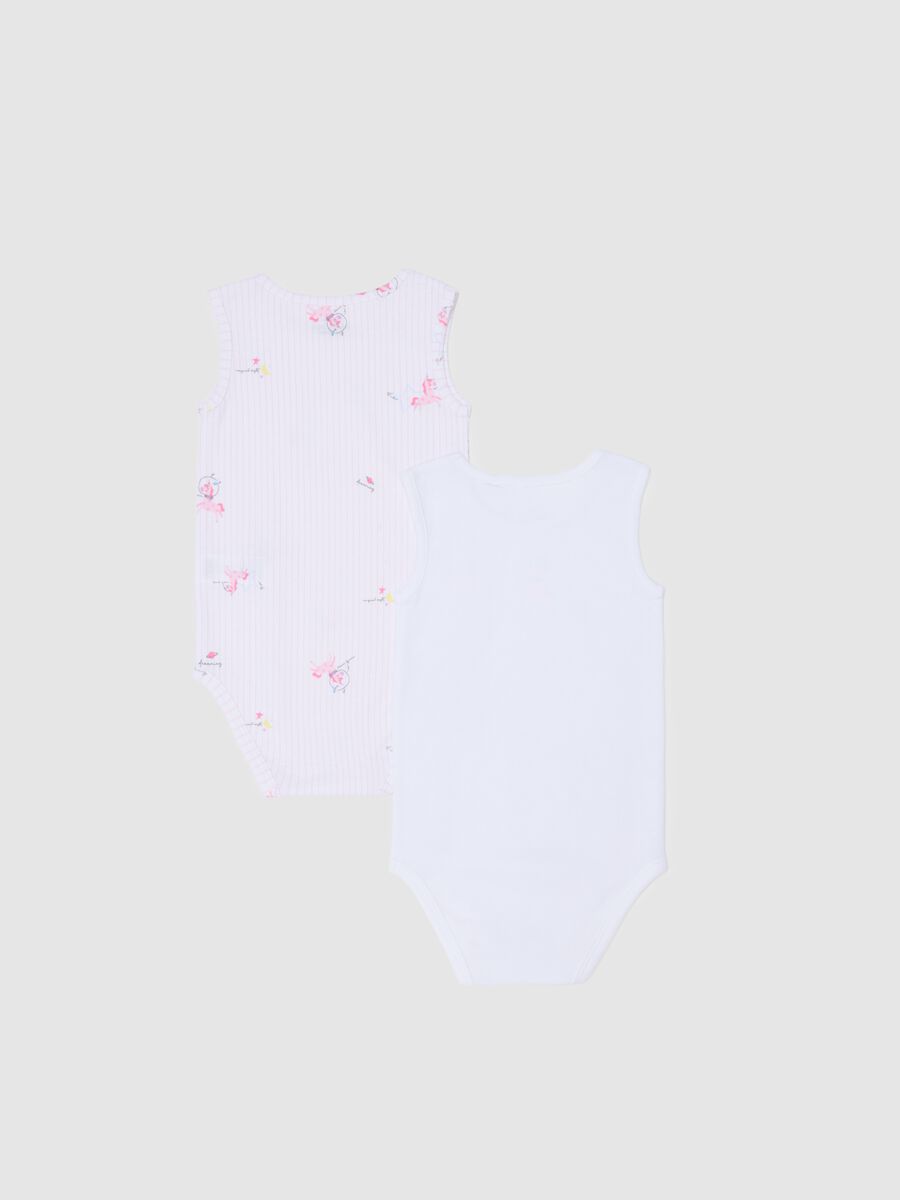 Bipack of multicolour pure cotton baby bodysuits_1