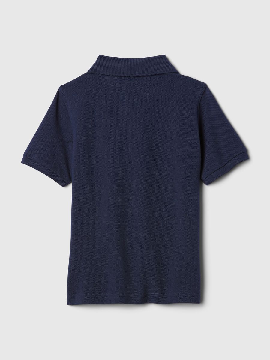 Pure cotton regular fit polo with logo_1