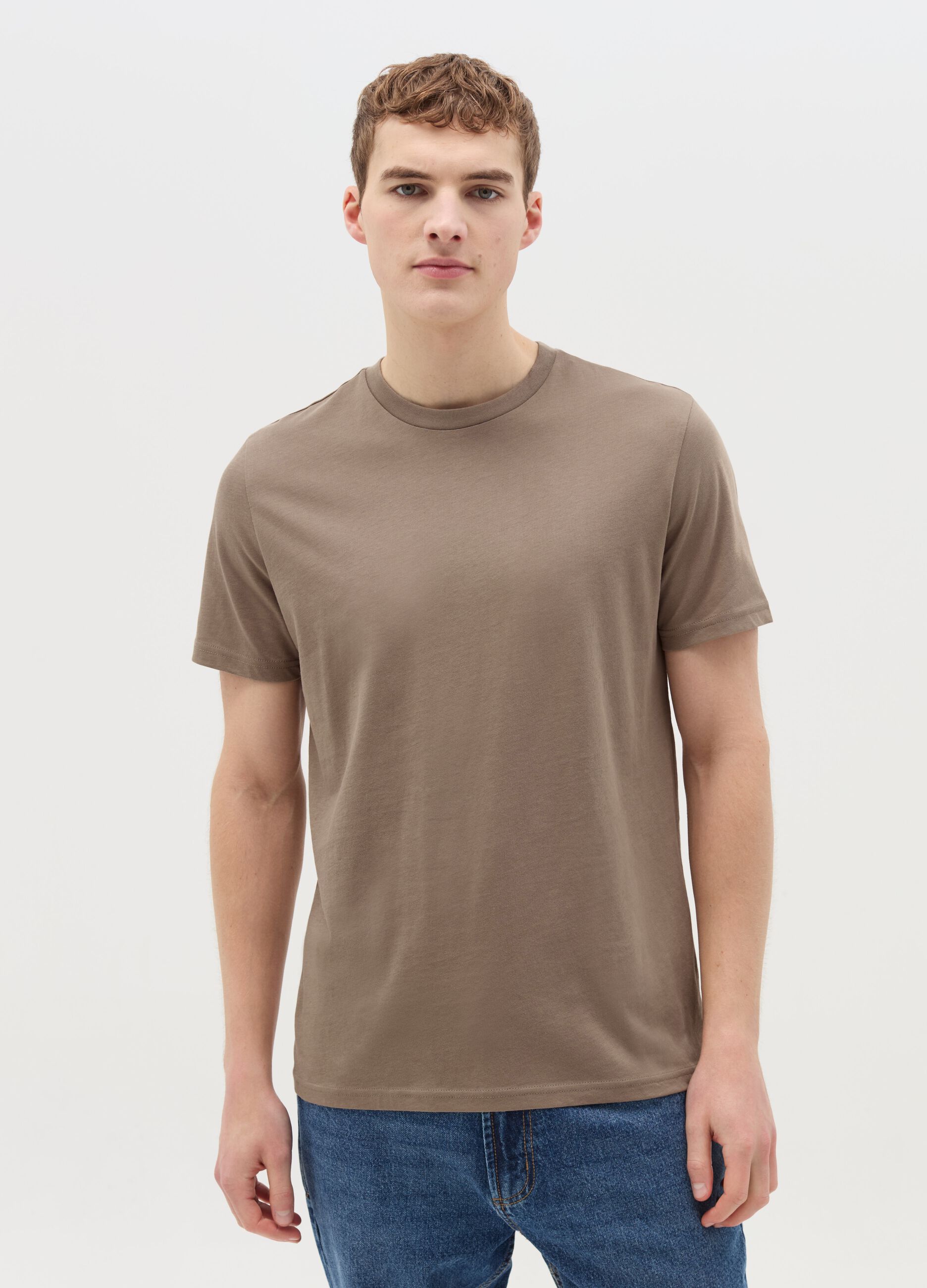 T-shirt regular fit in cotone 