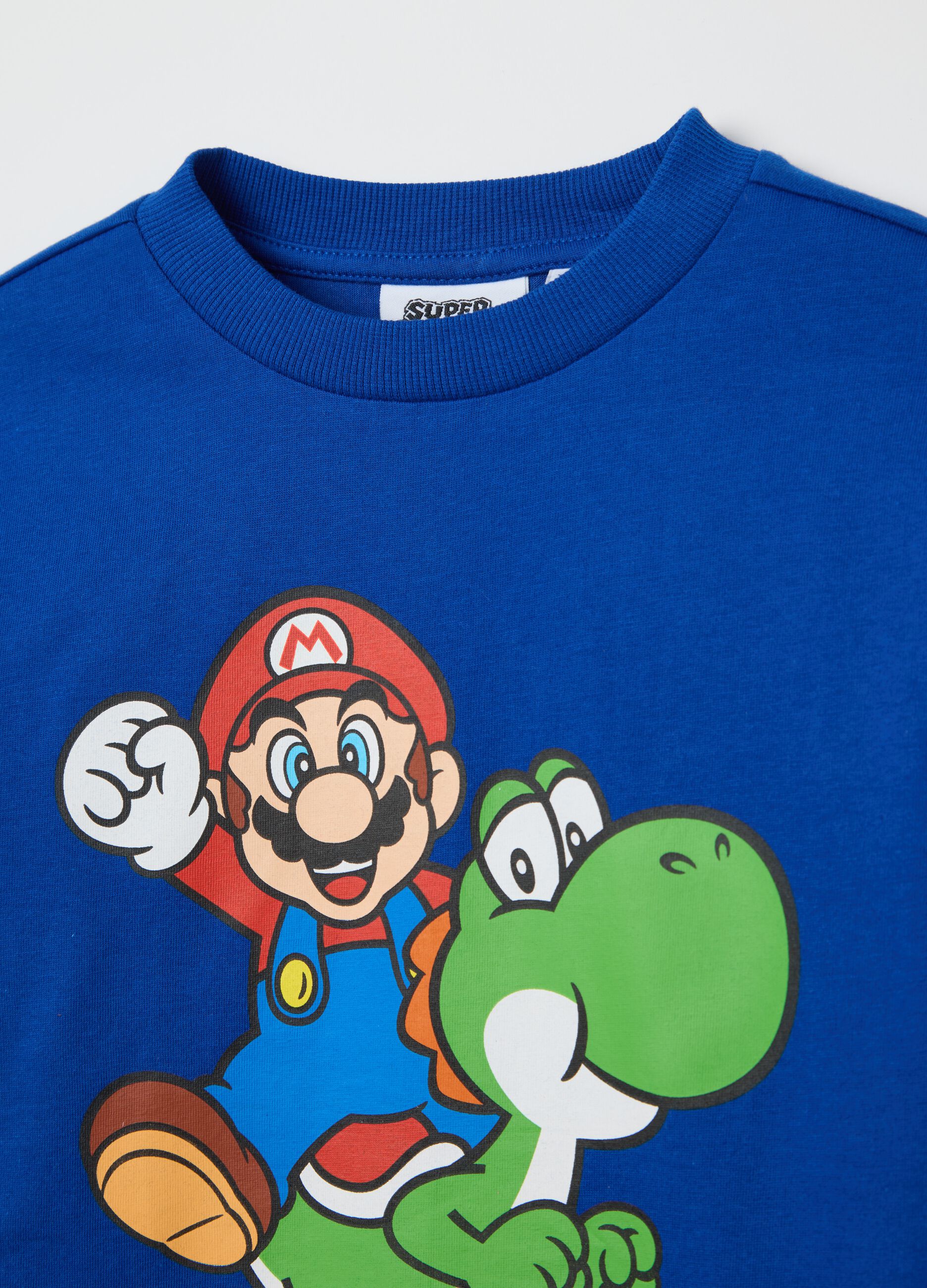 Jogging set blu e rosso stampa Super Mario™ e Yoshi