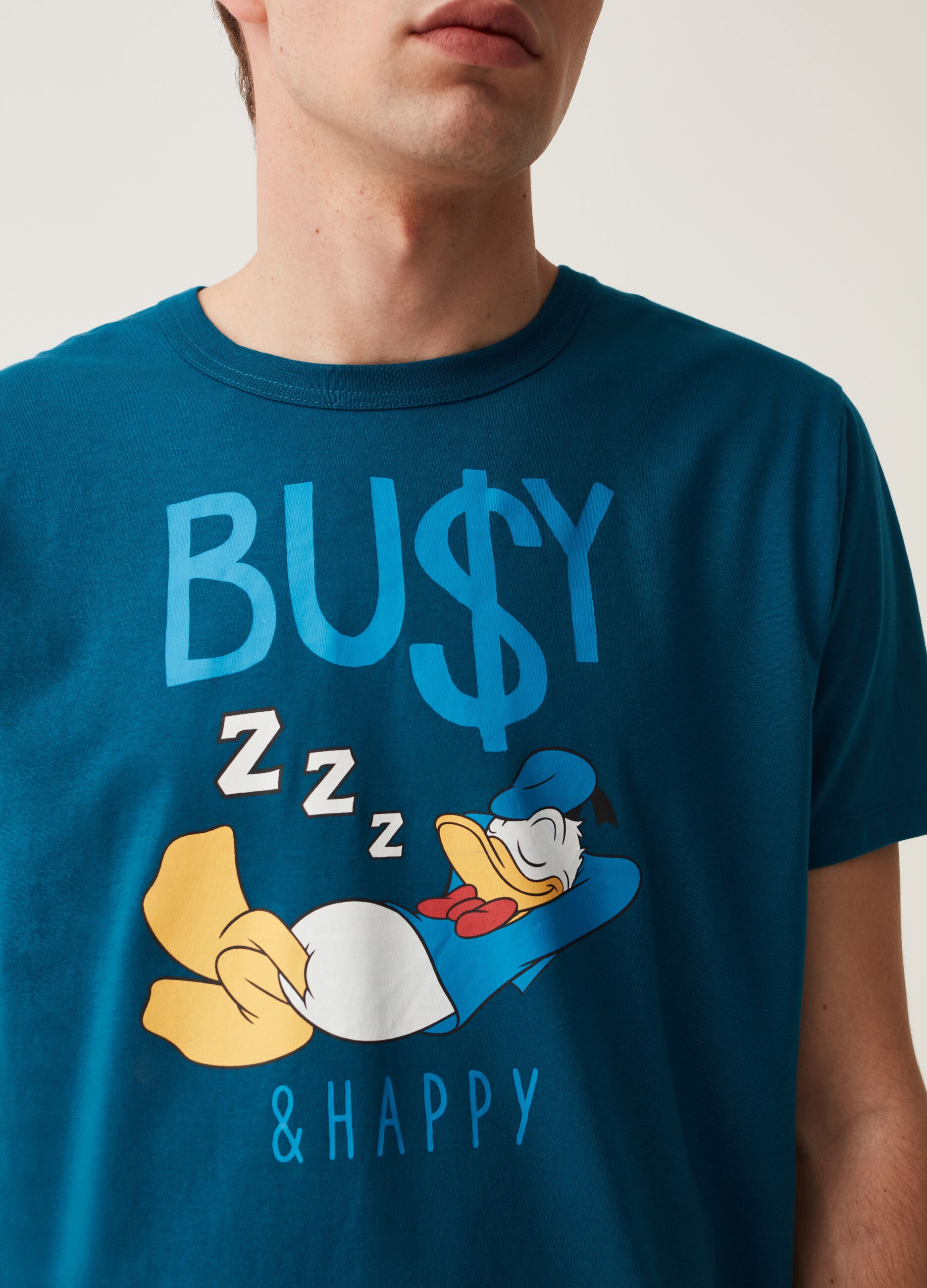 T-shirt con stampa Disney Paperino