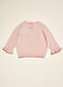 Pink stretch wool jumper with puppy print_2