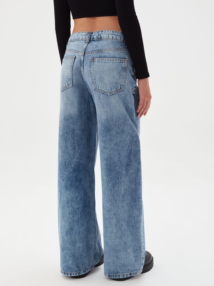 Jeans wide leg acid wash_2