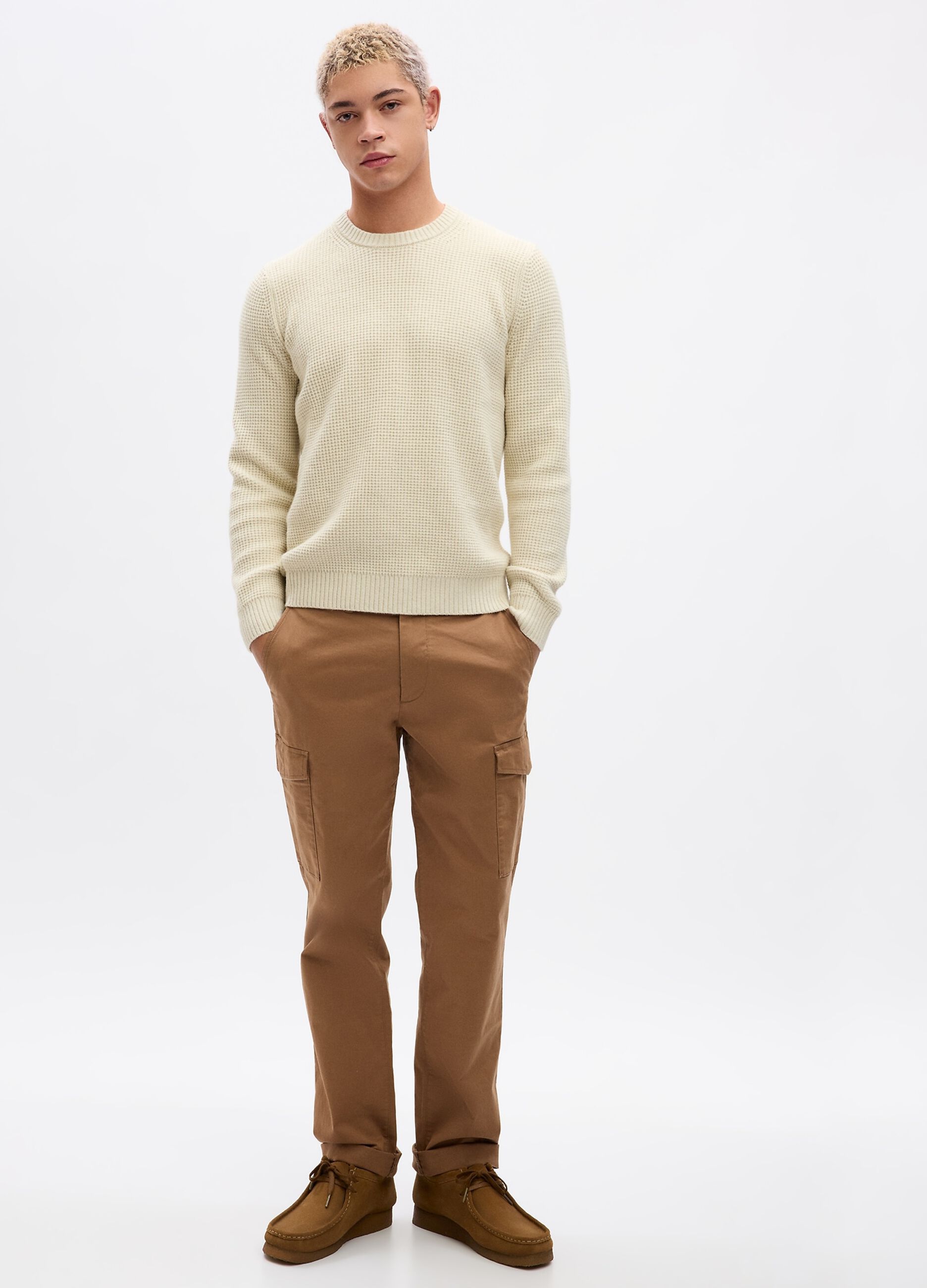 Ovs Pantaloni cargo slim fit in cotone stretch