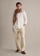 Pure Brown Linen Scarf_3