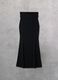 Black Foldover Long Skirt_4