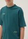 Oversized green pure cotton T-shirt for boys_2
