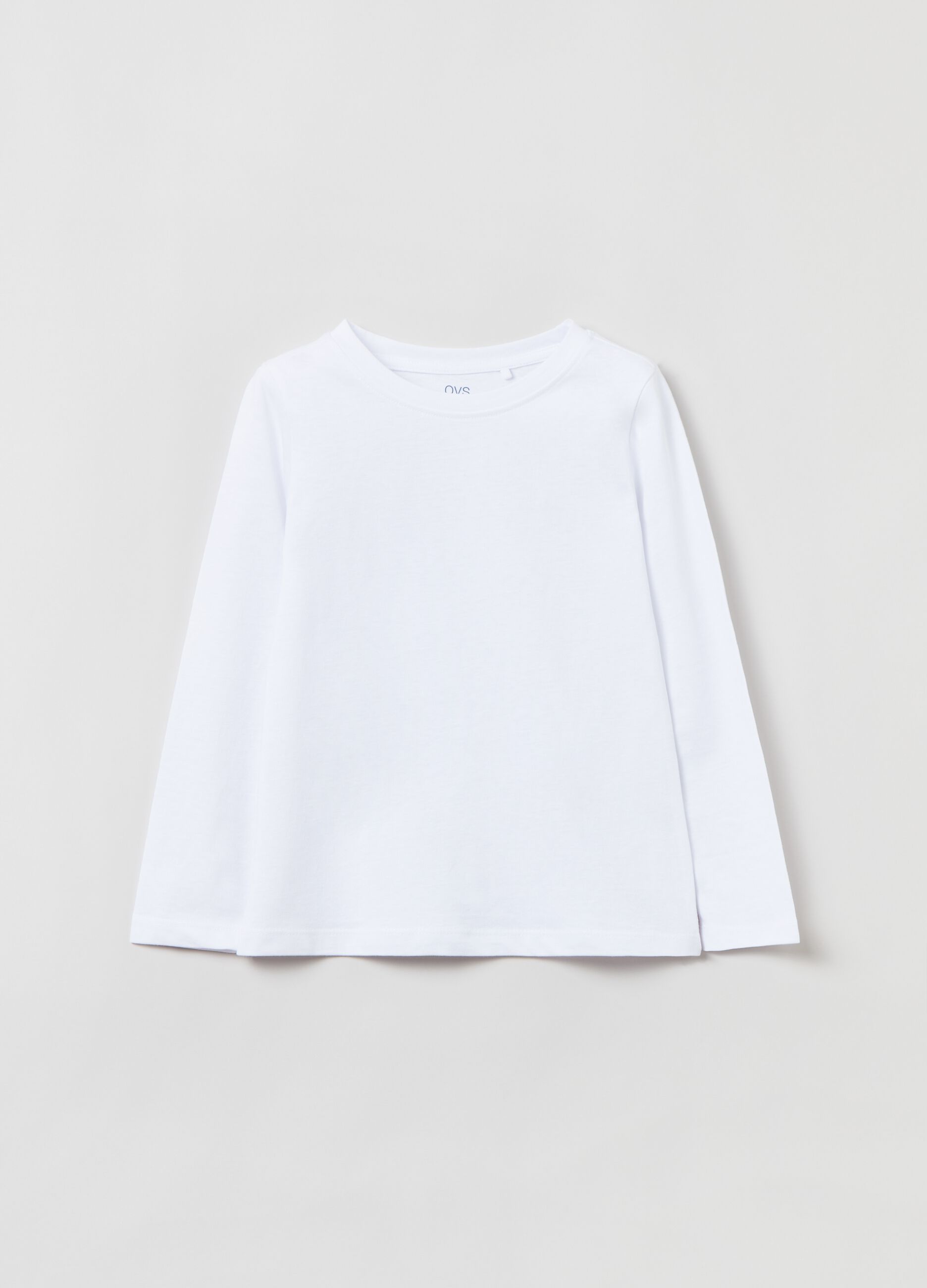 T-shirt in cotone tinta unita_0