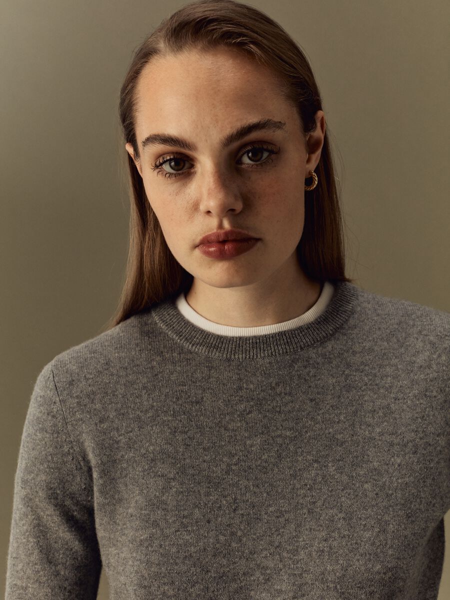 Pullover girocollo in cashmere_1