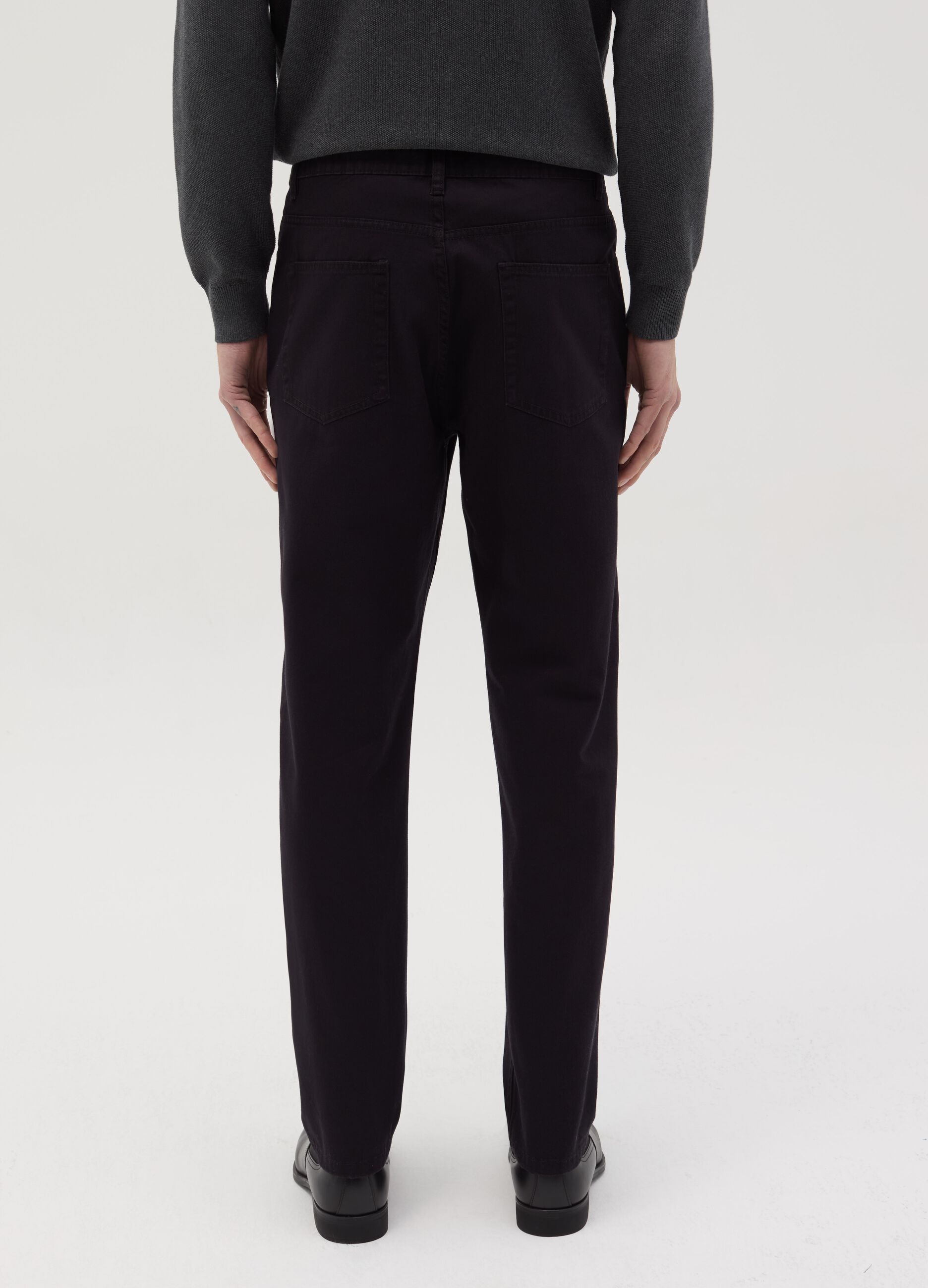 Pantalone regular fit cinque tasche