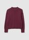 Purple Cotton Turtleneck Sweater_4