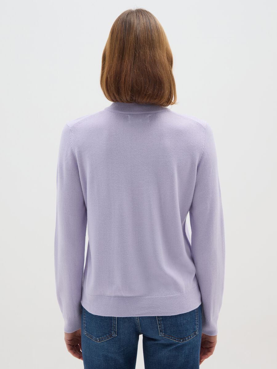Classic Purple Sweater Regular Fit_2