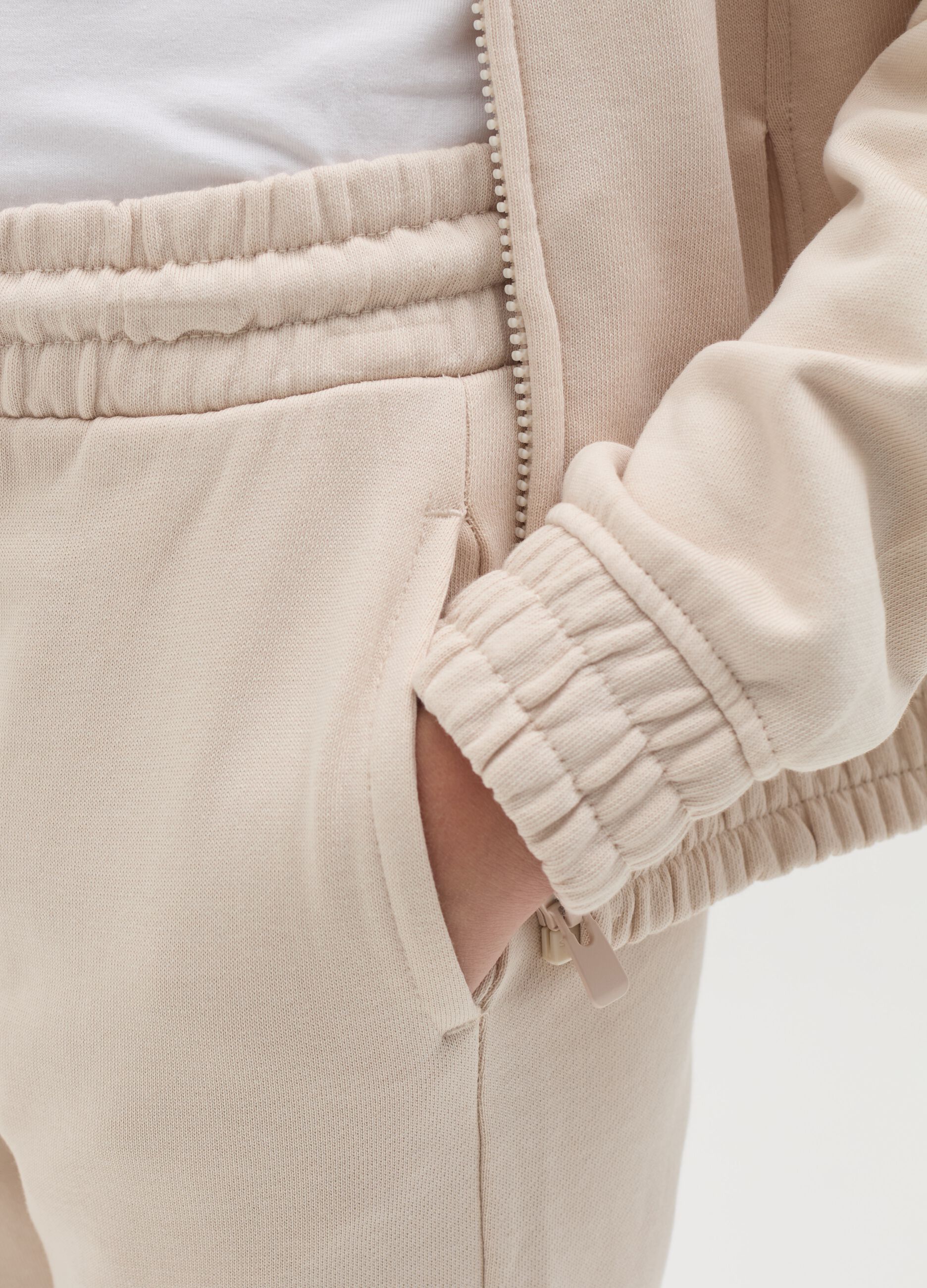 Essential joggers in fleece with drawstring