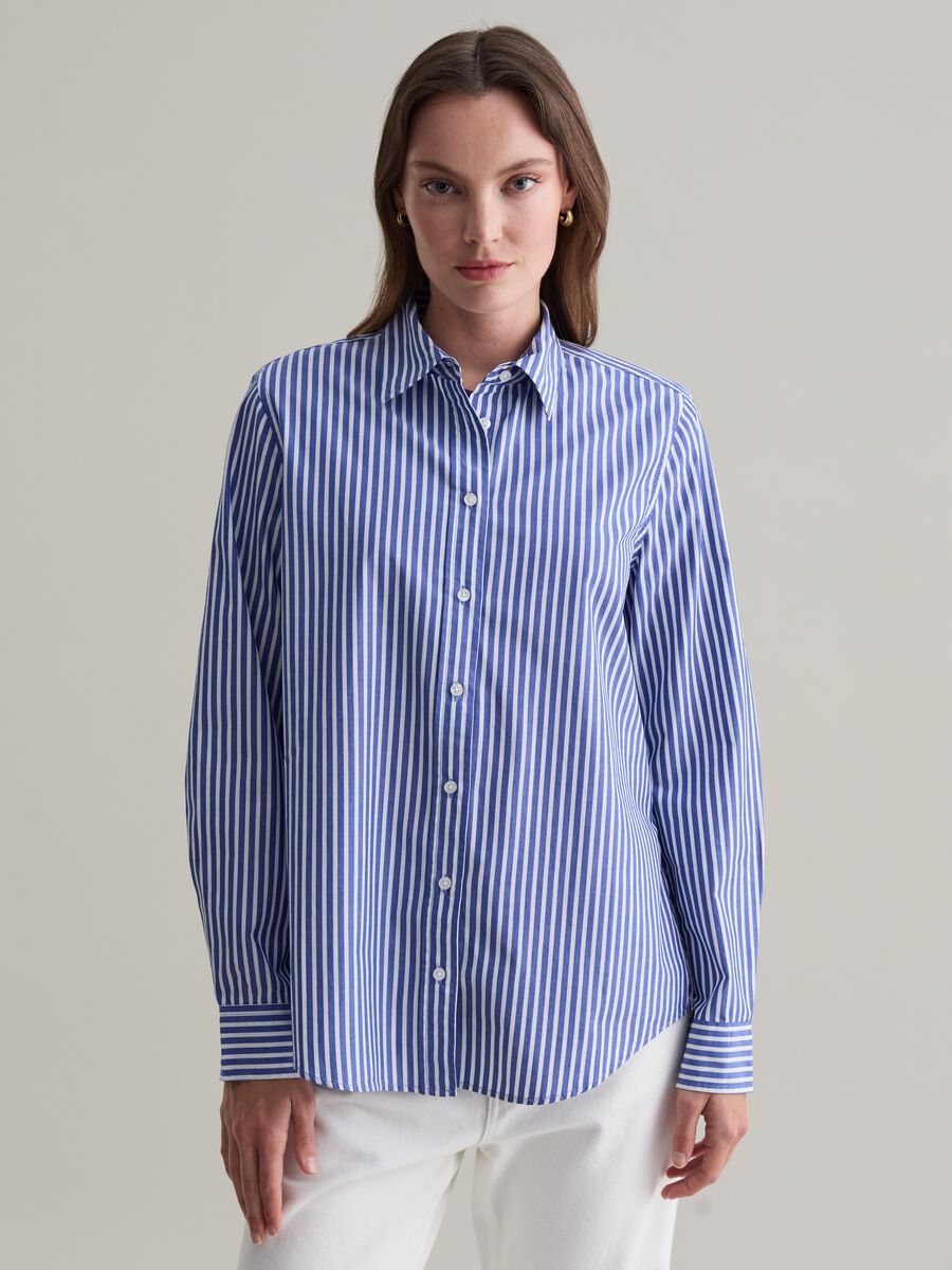 Camicia in popeline di cotone_0
