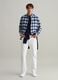 Flannel shirt with check pattern_0