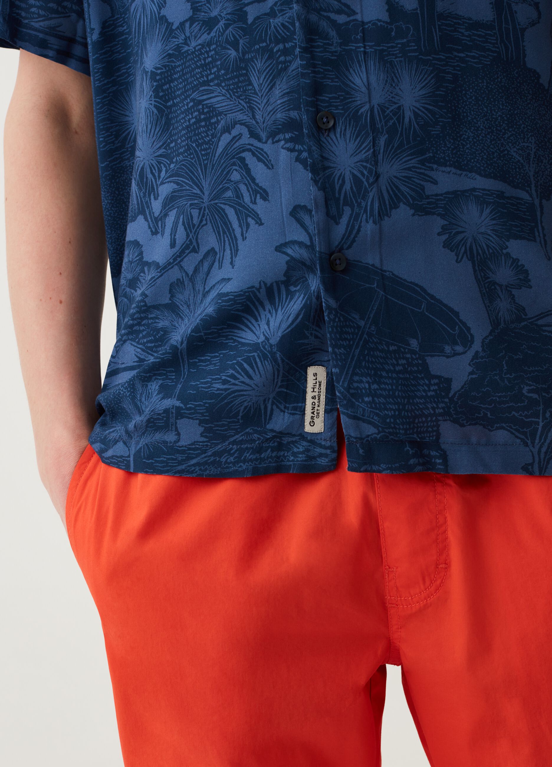 Camicia oversize in viscosa sostenibile Grand&Hills_3