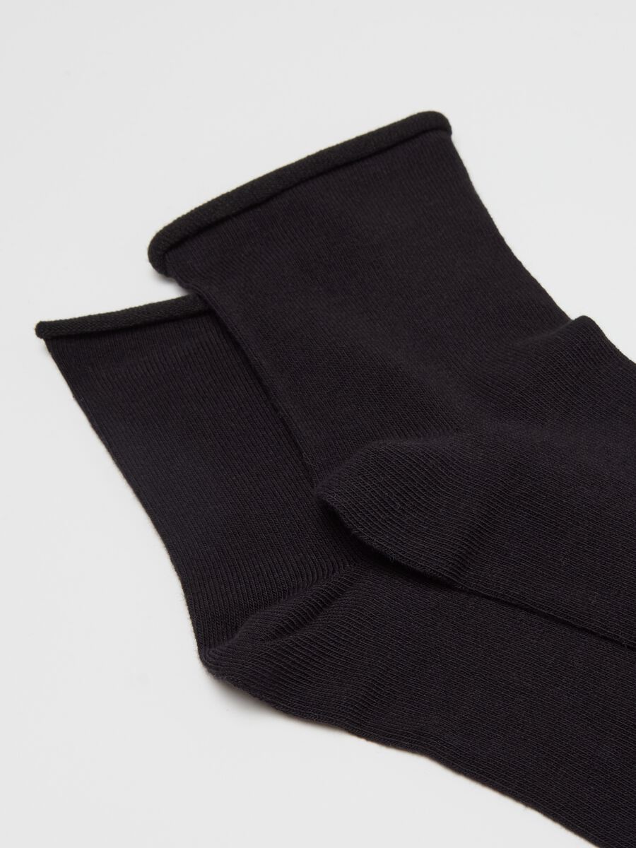 Tripack calze corte con piccolo risvolto_1