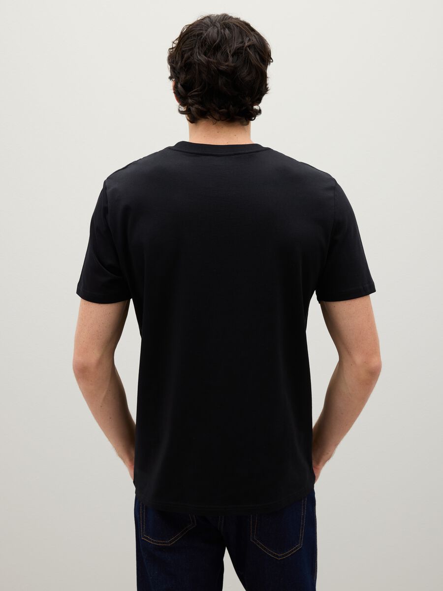 Black Pure Cotton T-Shirt_2