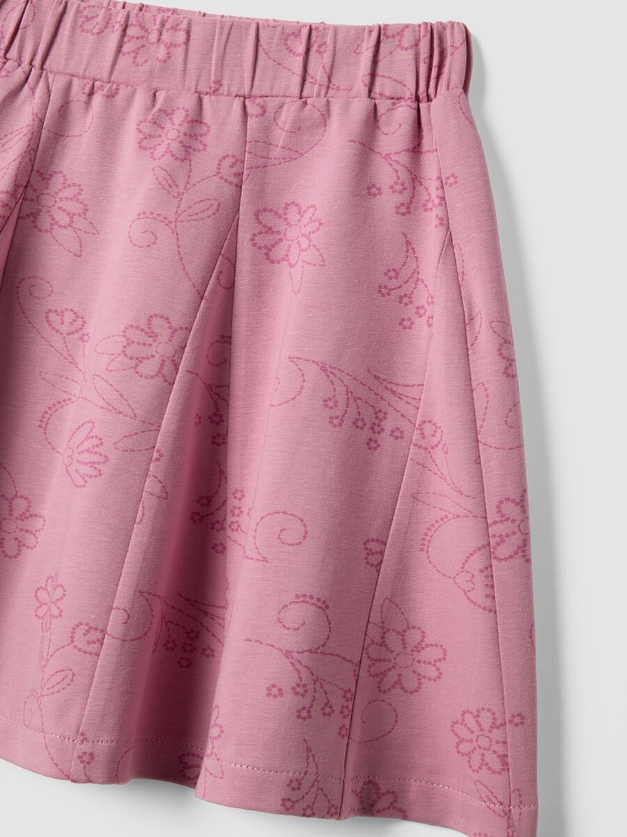 Completo multicolor in cotone elasticizzato per bambina con Frozen_3