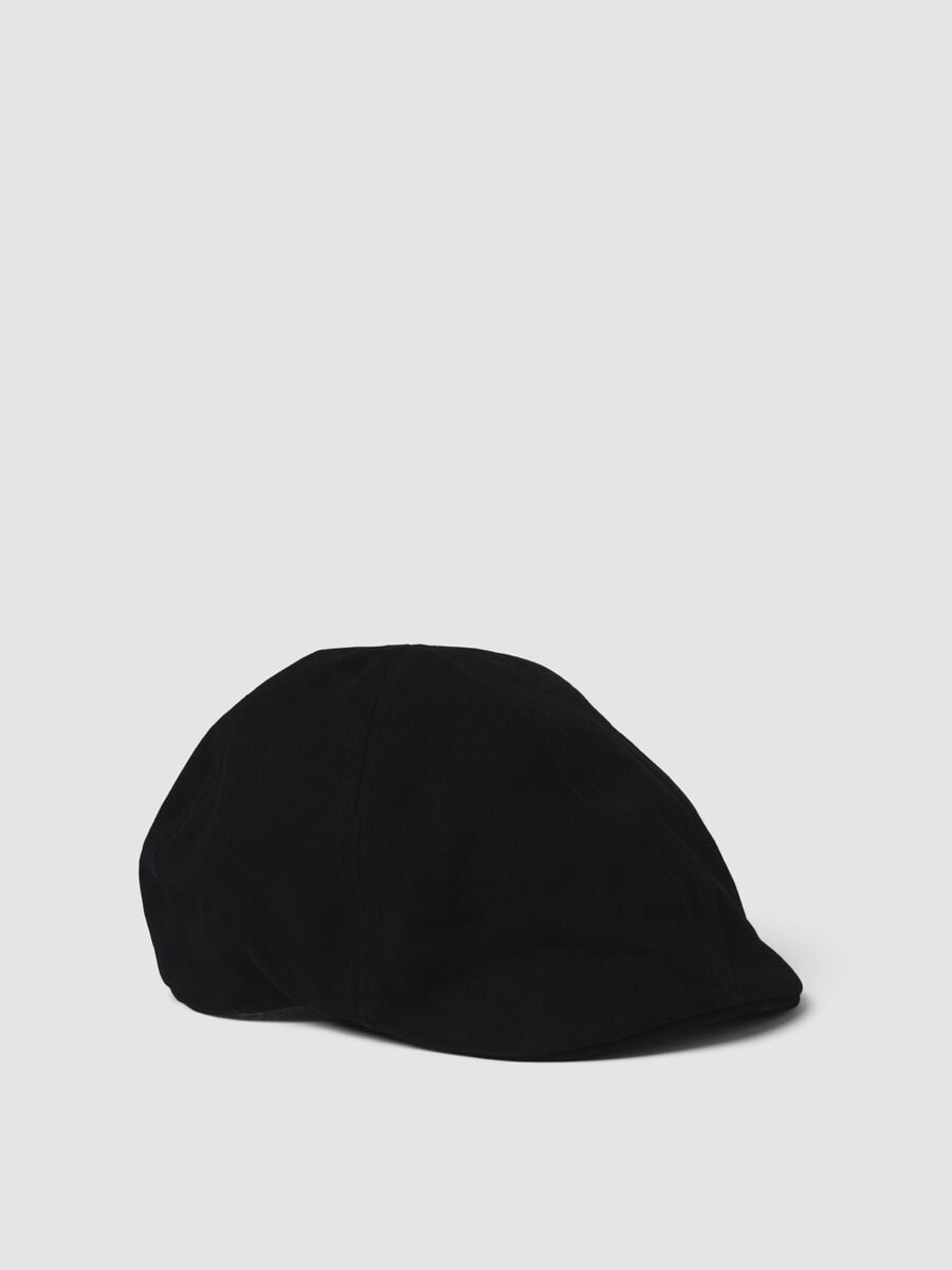 Coppola nera in puro cotone_0