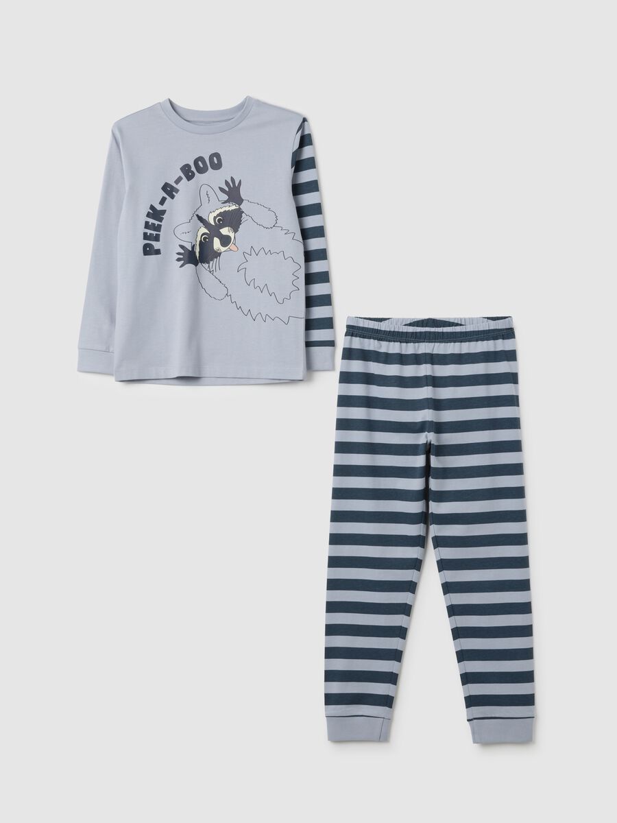 Children's pure cotton multicolour regular fit pyjamas_0