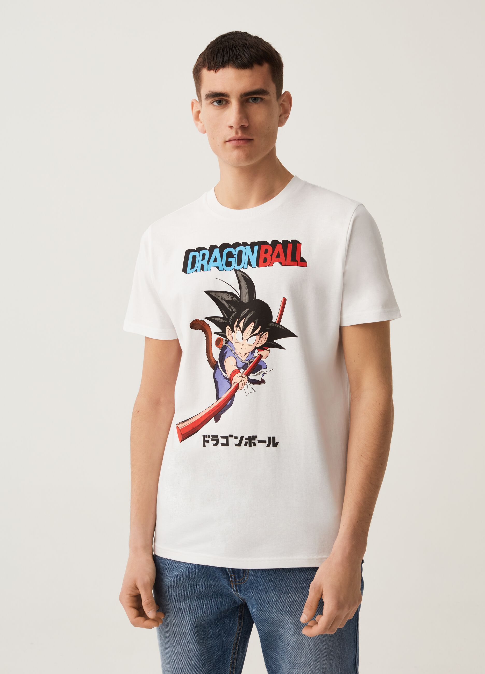 T-shirt with Dragon Ball Z Goku print