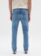 Slim fit stretch cotton blue denim jeans_2