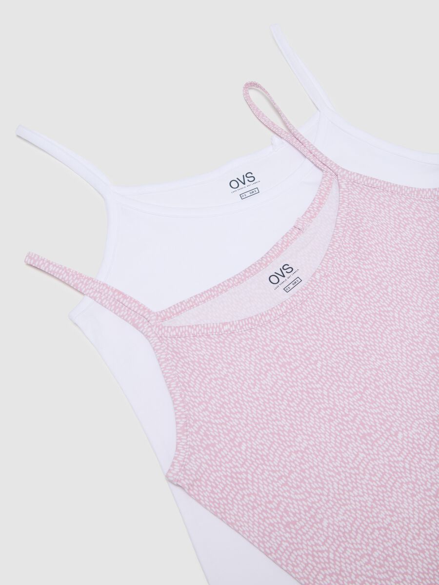 Pack of women's cotton tank tops in multicolour regular fit_5