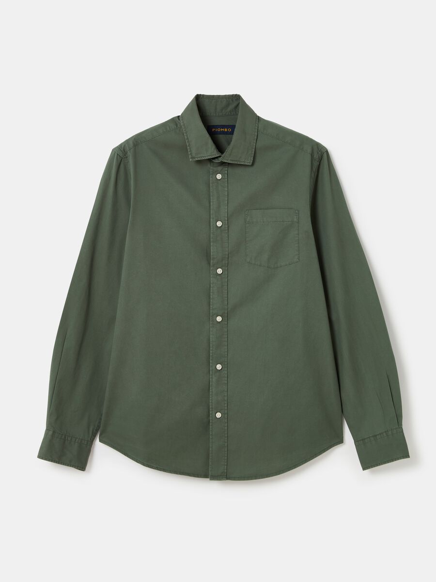 Cotton shirt with pocket_3