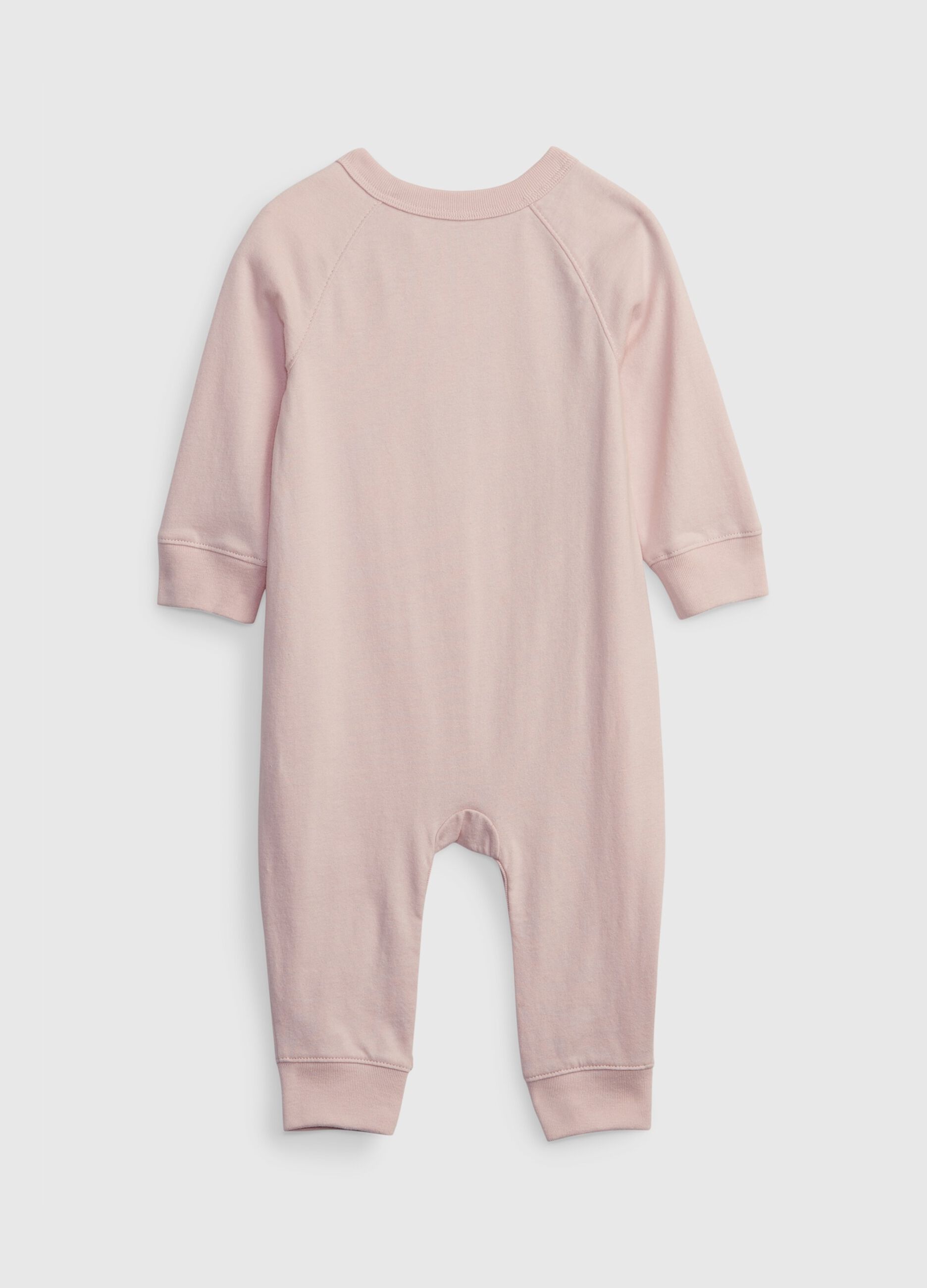 Onesie with logo patch