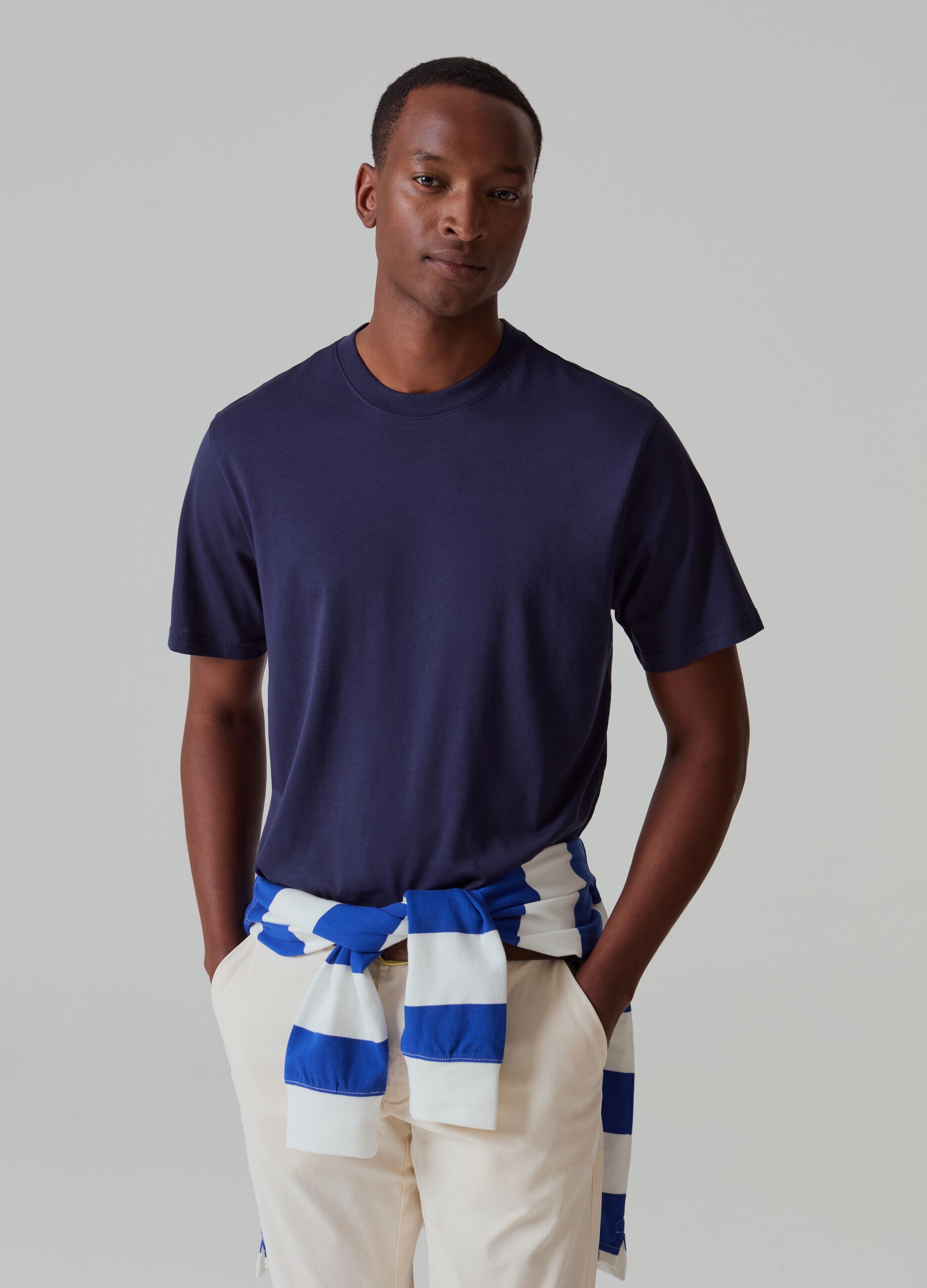 Ovs T-shirt girocollo in cotone Supima