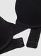Black full-coverage bra with padded cups_5