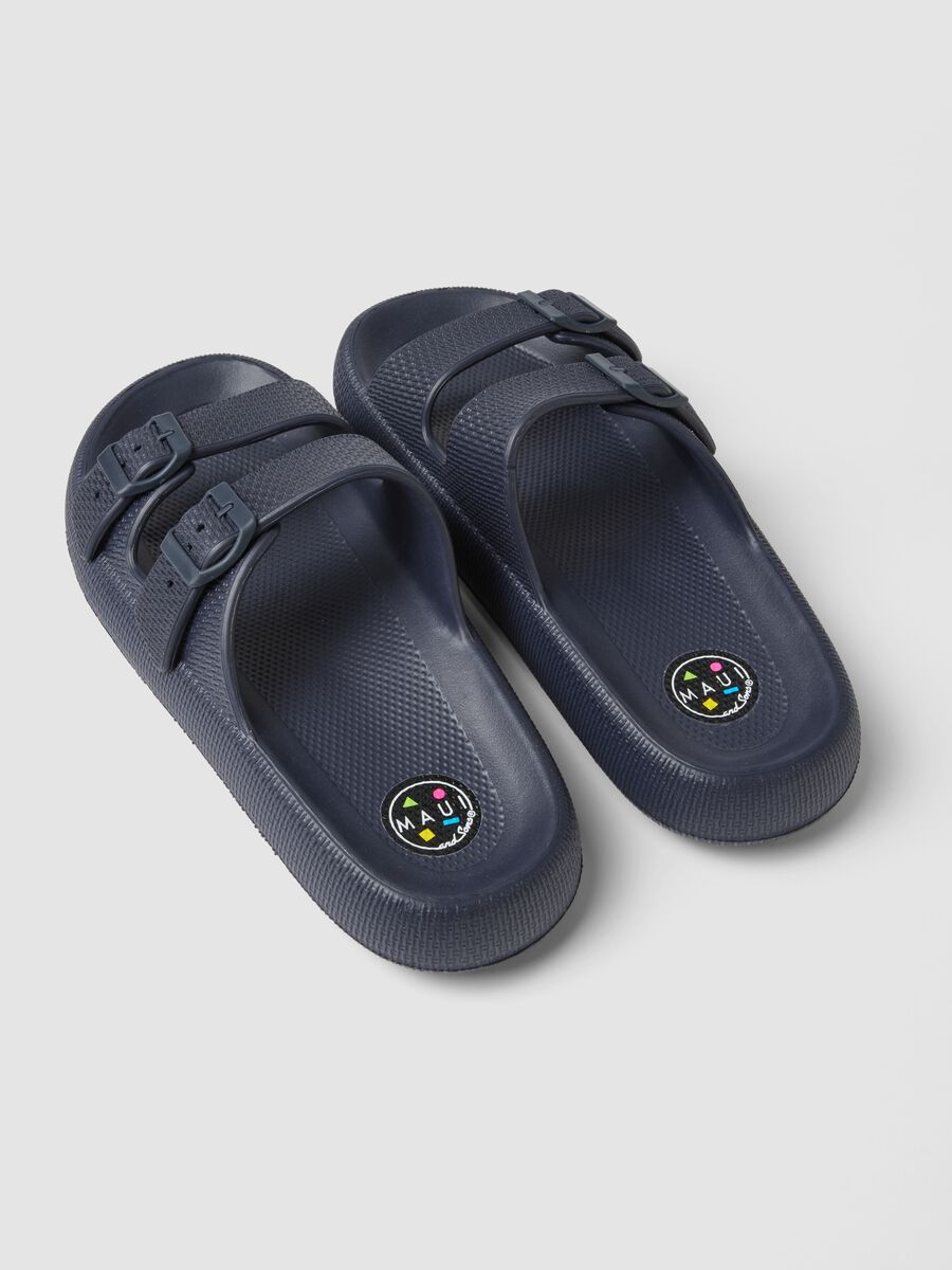 Blue double-buckle slides_2