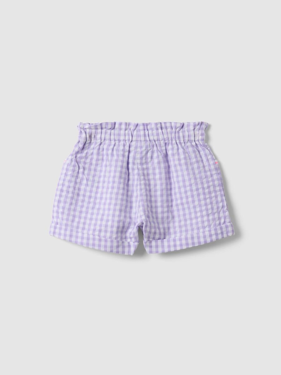 Purple cotton shorts_1
