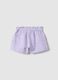 Purple cotton shorts_1