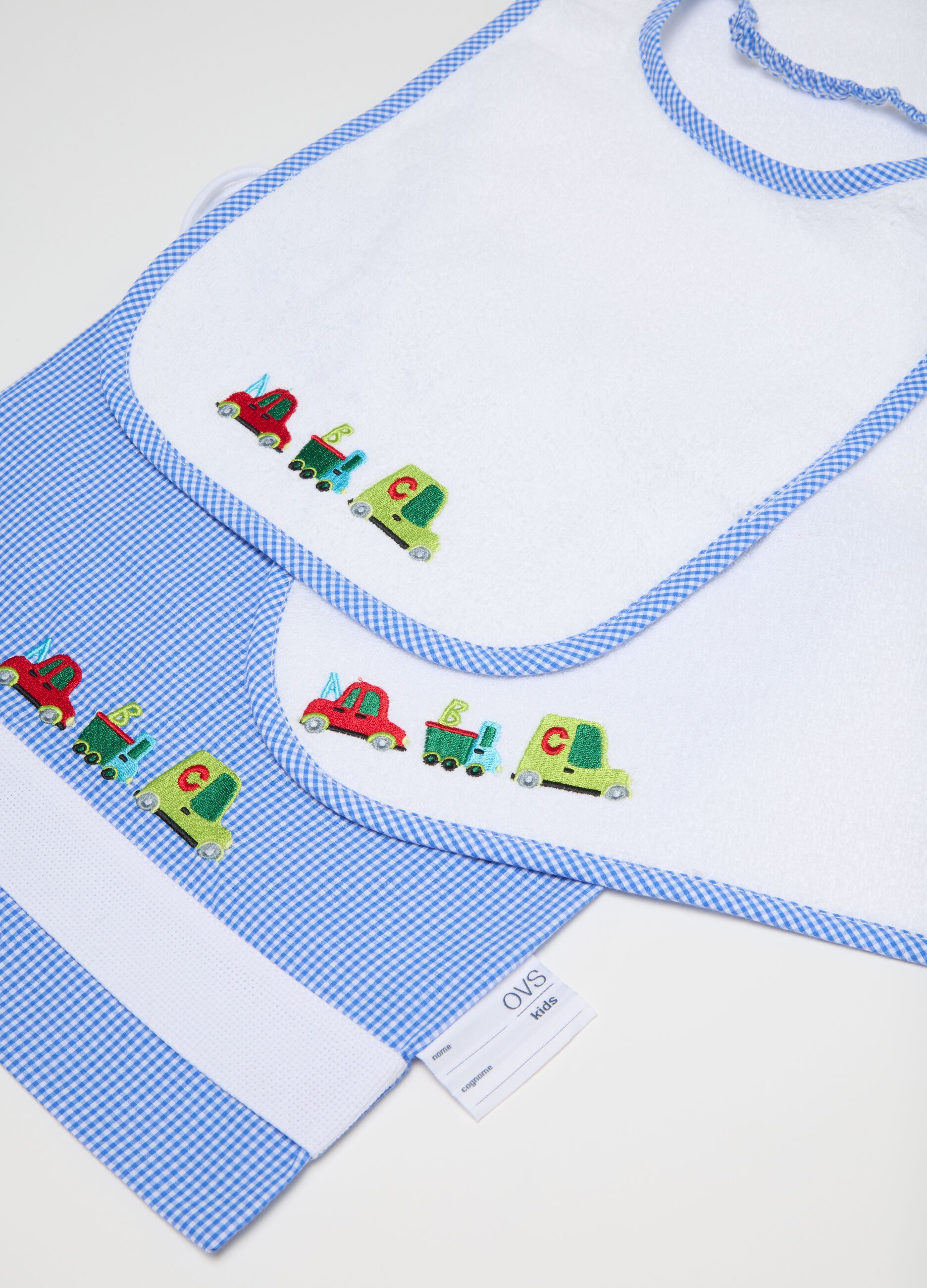 Multicolour Cotton Baby Bibs Set