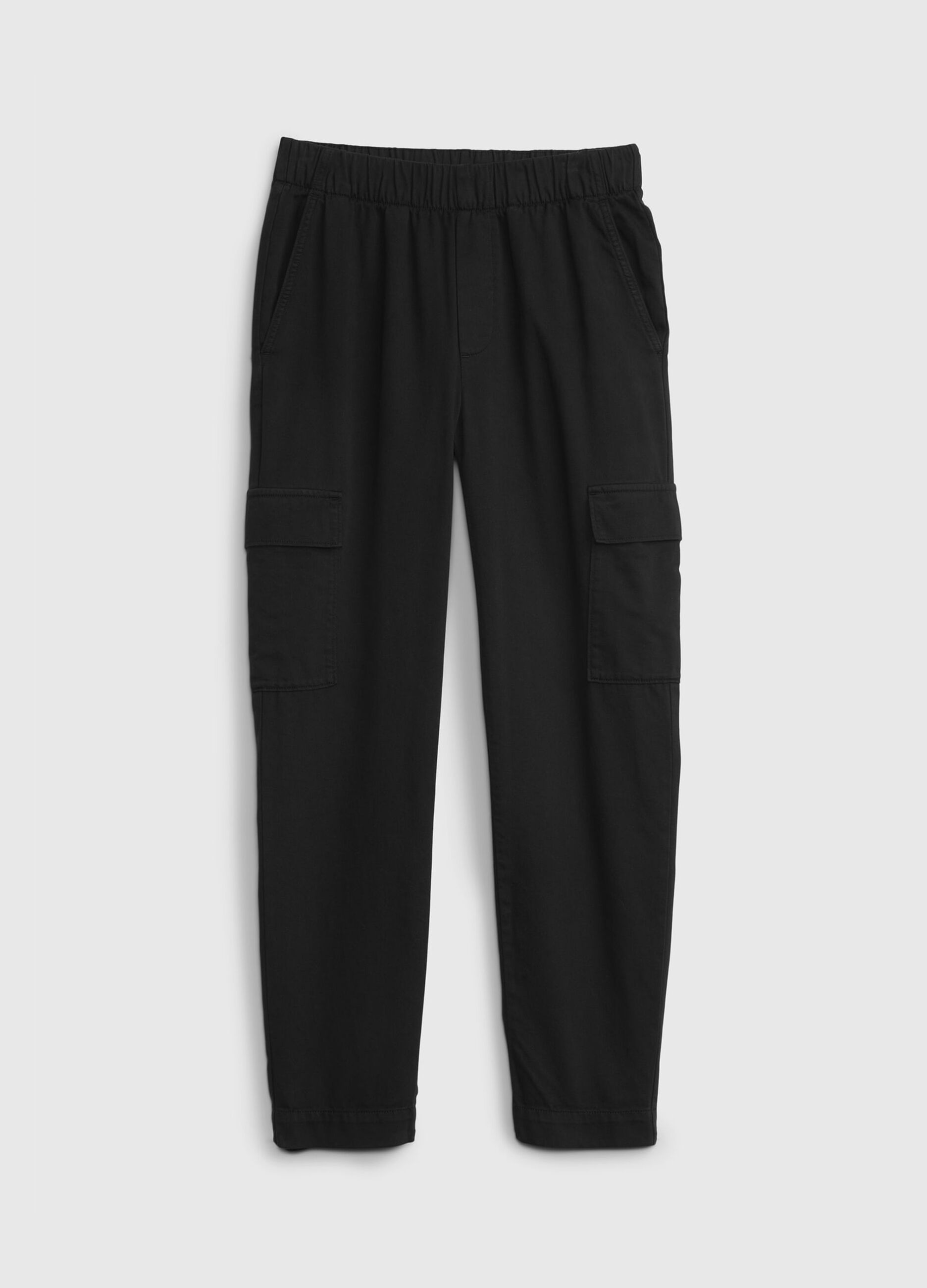 Cargo twill joggers