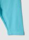 Light blue stretch cotton leggings for girls - skinny fit_3