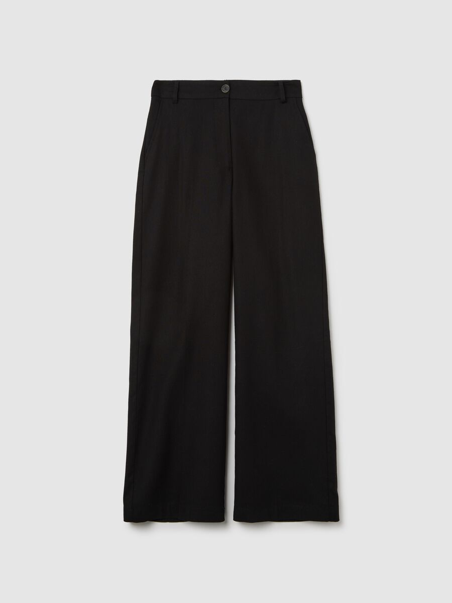 Wide-leg chino trousers_4