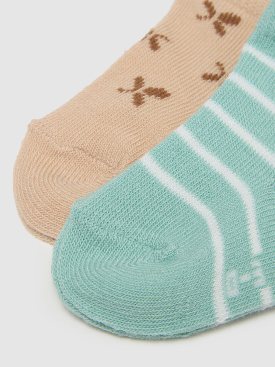 Multipack of newborn multicolour cotton blend socks_1