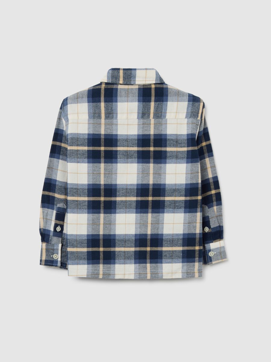 Multicolour check shirt for boys in pure cotton regular fit_1