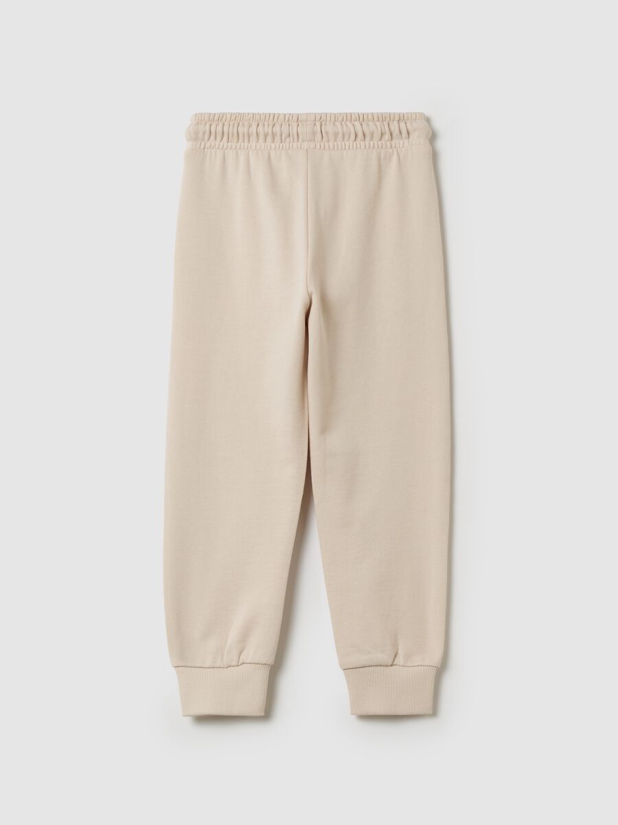 Cotton joggers with drawstring_1